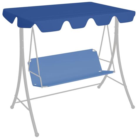 Toit de rechange de balançoire bleu 188/168x145/110 cm CFW27297 (1/5)