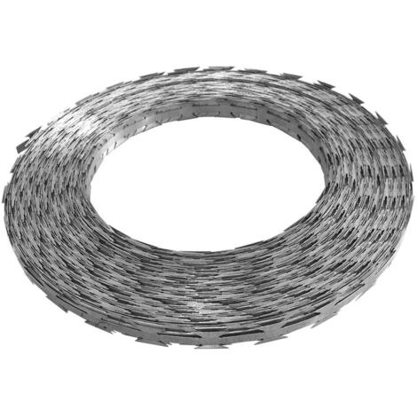 Fil barbelé Concertina Acier galvanisé 500 m CFW68125 (1/5)