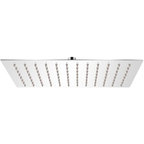 Tête de douche plongeante rectangulaire acier inoxydable CFW86751 (1/5)