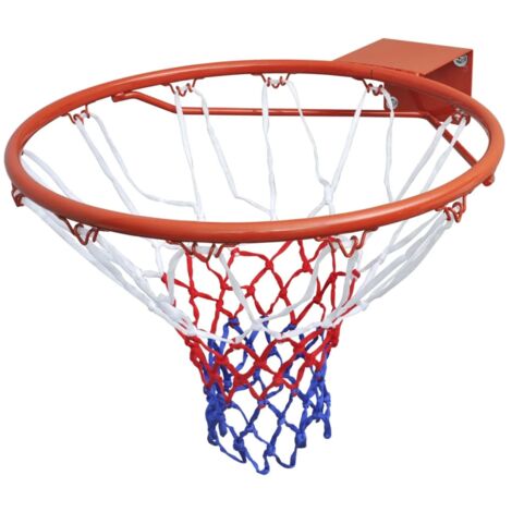 Ensemble de panier de basket-ball avec filet Orange 45 cm CFW80180 (1/4)