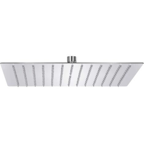 Pomme de douche pluie Acier inoxydable 304 30x30 cm Carrée CFW71736 (1/5)