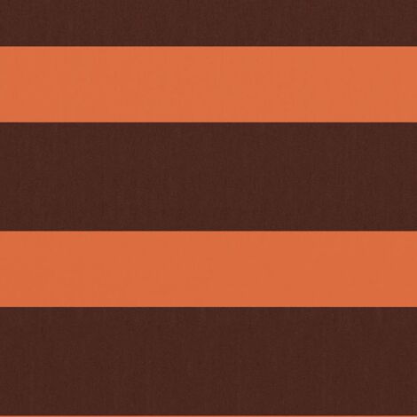 Rantry Brise-vue En Tissu Oxford Pour Balcon - Orange Et Marron 120 X 300 Cm 743447
