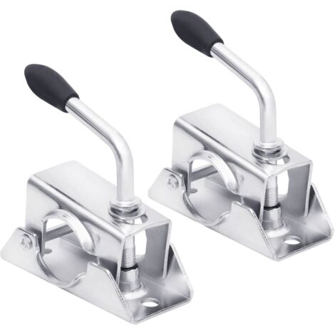 Pinces de roue de jauge 2 pcs 13,5x6,5x14 cm Acier galvanisé CFW56691 (1/5)