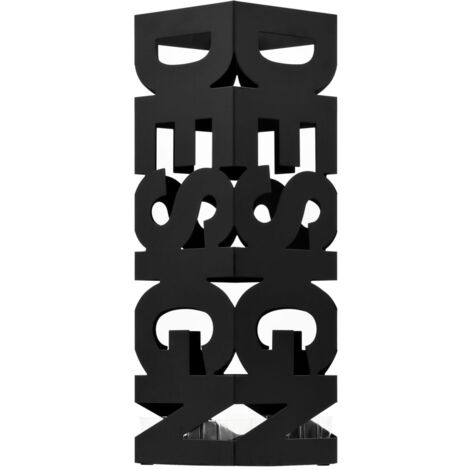 Porte parapluie design brique noir Yamazaki | Leroy Merlin