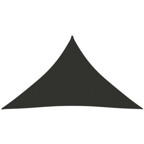 Voile d'ombrage Voile de parasol Toile d'ombrage tissu oxford triangulaire 5x5x6 m CVW35272 (1/5)