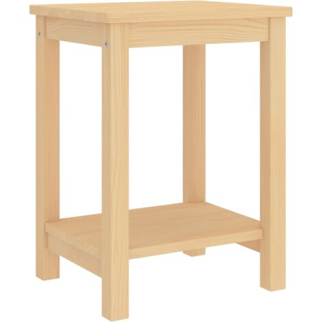 Table de chevet Table d'appoint Table de nuit naturel 35x30x47 cm bois de pin massif CVW26613 (1/5)