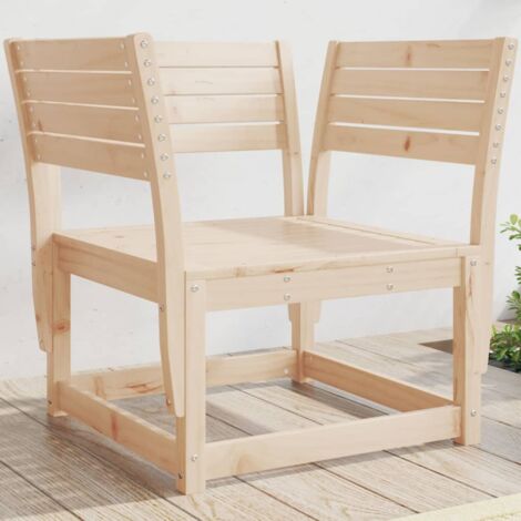 Chaises de jardin,Siège de Terrasse Chaise d'extérieur bois massif de pin CFW312219 (1/5)