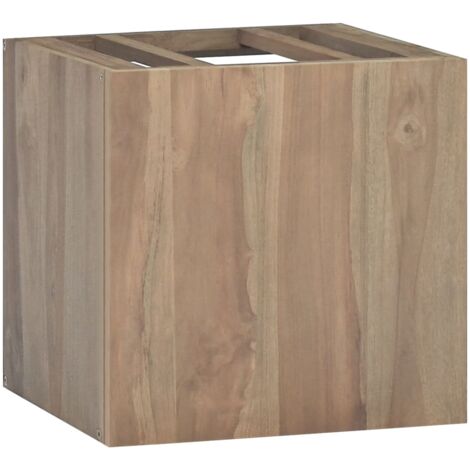 Armoire murale de salle de bain，Meuble de salle de bain 46x25,5x40 cm Bois teck massif CFW131133 (1/5)