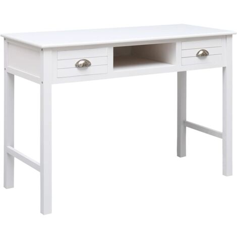 Buffet,Meuble de Rangement,Bahut pour Salon, Salle à Manger, Cuisine Blanc 108x45x76 cm Bois de Paulownia massif CFW145791 (1/5)
