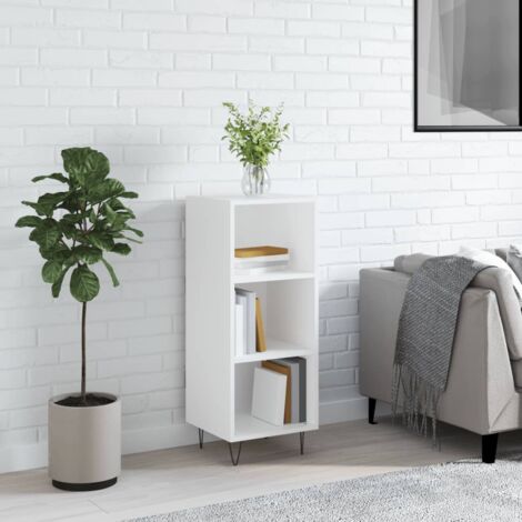 Buffet，Meuble de Rangement，Bahut pour Salon, Salle à Manger, Cuisine blanc 34,5x32,5x90 cm bois d'ingénierie CFW563944 (1/5)