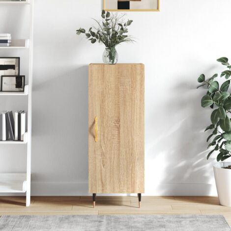 Buffet,Meuble de Rangement,Bahut pour Salon, Salle à Manger, Cuisine Chêne sonoma 34,5x34x90 cm Bois d'ingénierie CFW529695 (1/5)