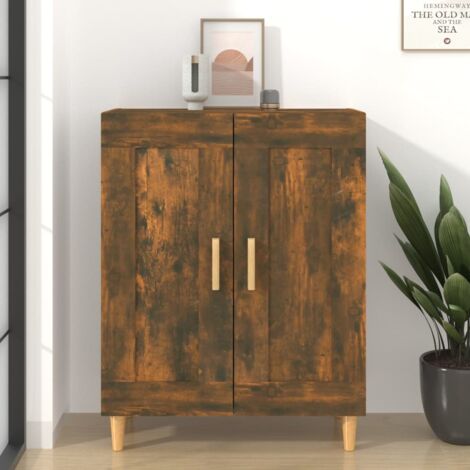 Buffet,Meuble de Rangement,Bahut pour Salon, Salle à Manger, Cuisine Chêne fumé 69,5x34x90 cm Bois d'ingénierie CFW446147 (1/5)