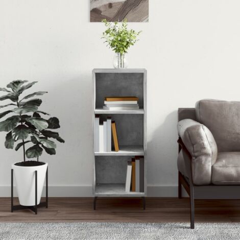 Buffet,Meuble de Rangement,Bahut pour Salon, Salle à Manger, Cuisine gris béton 34,5x32,5x90 cm bois d'ingénierie CFW146618 (1/5)