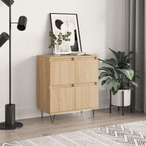 Buffet，Meuble de Rangement，Bahut pour Salon, Salle à Manger, Cuisine Chêne sonoma 60x35x70 cm Bois d'ingénierie CFW740113 (1/5)