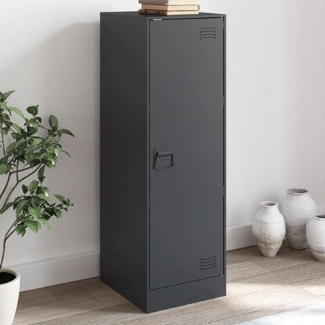 Buffet,Meuble de Rangement,Bahut pour Salon, Salle à Manger, Cuisine anthracite 34,5x39x107 cm acier CFW19505 (1/4)