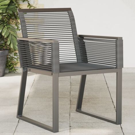 Lot de 4 Chaises de jardin,Siège de Terrasse Chaise d'extérieur noir résine tressée CFW25327 (1/5)