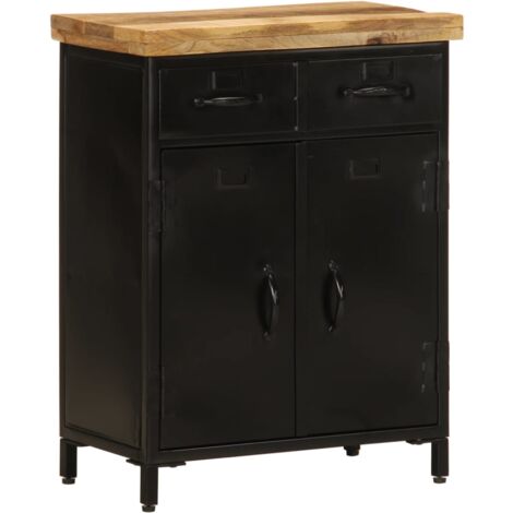 Buffet，Meuble de Rangement，Bahut pour Salon, Salle à Manger, Cuisine 55x30x71 cm bois massif de manguier CFW46190 (1/5)