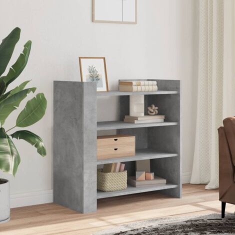 Buffet，Meuble de Rangement，Bahut pour Salon, Salle à Manger, Cuisine gris béton 73,5x35x75 cm bois d'ingénierie CFW22286 (1/5)
