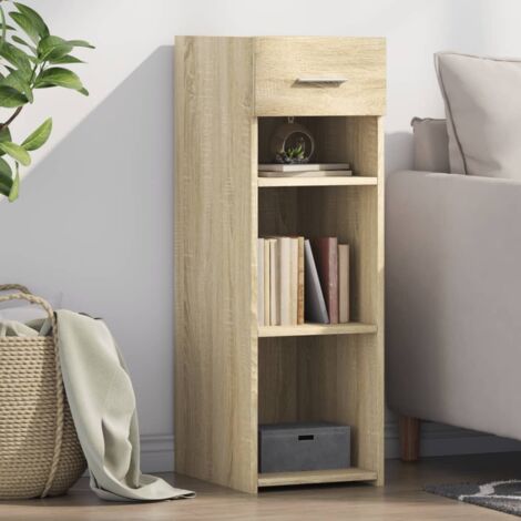 Buffet,Meuble de Rangement,Bahut pour Salon, Salle à Manger, Cuisine chêne sonoma 30x42,5x93 cm bois d'ingénierie CFW68495 (1/5)