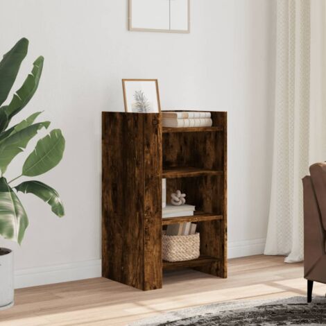 Buffet,Meuble de Rangement,Bahut pour Salon, Salle à Manger, Cuisine chêne fumé 45x35x75 cm bois d'ingénierie CFW27183 (1/5)
