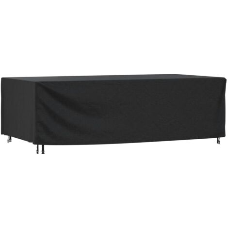 Housse De Protection Pour Meubles D'extérieur VidaXL - Noir 300x110x70 Cm, 420D étanche Anti-UV