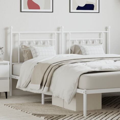 Tête de lit pour lit adult Décoration murale métal blanc 160 cm CFW595534 (1/5)