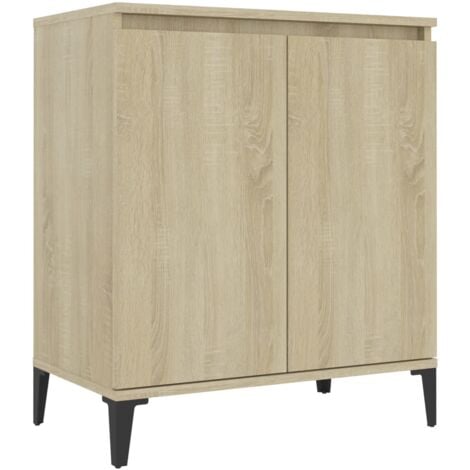 Buffet De Cuisine Buffet bas - Meuble de rangement - Chêne sonoma 60x35x70 cm Aggloméré