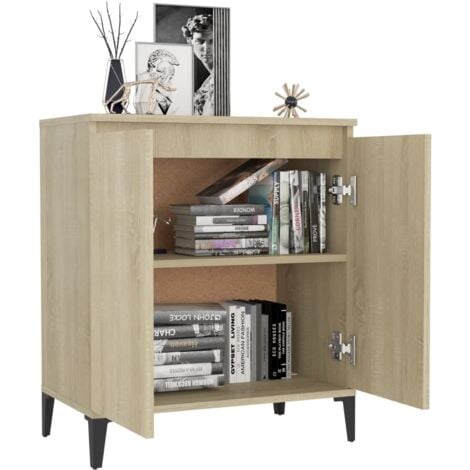 Buffet De Cuisine Buffet bas - Meuble de rangement - Chêne sonoma 60x35x70 cm Aggloméré