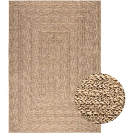 Maison Chic – Tapis jute 160x230 cm – Tapis de salon et d'entrée – Résistant aux UV – Pour intérieur et extérieur – Facile à nettoyer