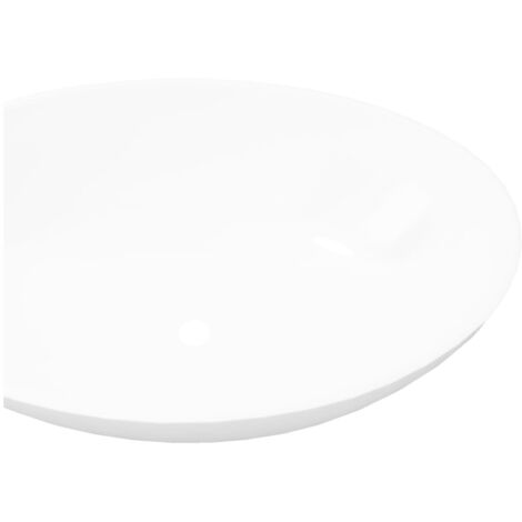 Lavabo en forme ovale Lavabo à poser Lavabo Vasque salle de bain / Céramique 40 x 33 cm Blanc