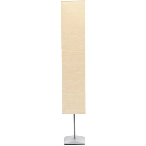 Lampadaire avec support  Lampadaire sur Pied Salon en acier 135 cm Beige