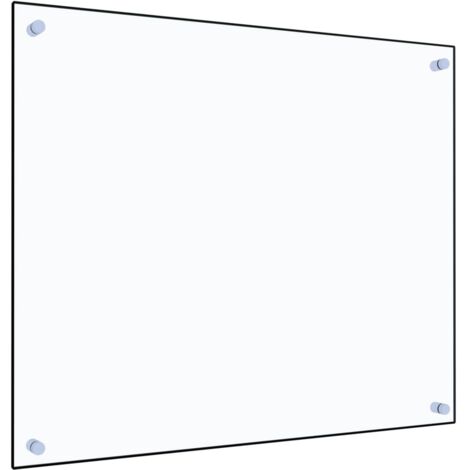 Maison Chic – Dosseret de cuisine – Fond de hotte en verre trempé 70 x 60 cm – Résistant à la chaleur et aux rayures – Protection anti-éclaboussures