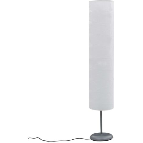 Lampadaire avec support Lampe sur Pied  Lampadaire salon 121 cm Blanc E27 74297