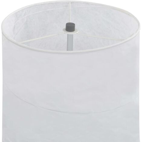 Lampadaire avec support Lampe sur Pied  Lampadaire salon 121 cm Blanc E27 74297