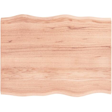 Plateau De Table Dessus de table Moderne bois chêne massif traité bordure assortie 43487 (1/5)