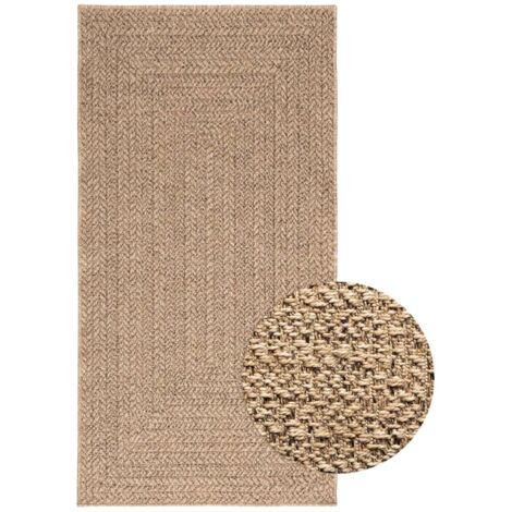 Maison Chic – Tapis extérieur 80x150 cm aspect jute – Résistant aux UV – Pour entrée, balcon, jardin – Facile à nettoyer et à sécher - BZTE267825