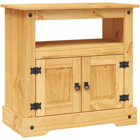 Meuble TV, Banc TV, Armoire de rangement Gamme Corona pin mexicain 80x43x78 cm LWW41137 DESIGN IN (1/5)