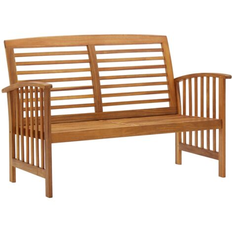 Banc de jardin 119 cm bois d'acacia solide togp31287 DESIGN IN (1/5)