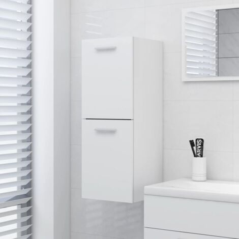 Armoire salle de bain, Meuble de salle de bain, Meuble de rangement blanc 30x30x80 cm aggloméré jax19654 DESIGN IN (1/5)