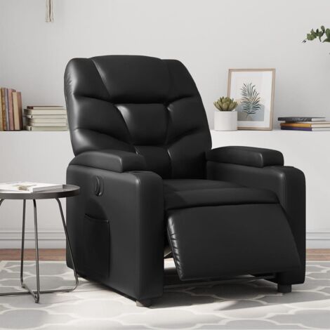 Fauteuil relax, Fauteuil inclinable électrique noir similicuir pwfn74786 MaiosnChic (1/5)