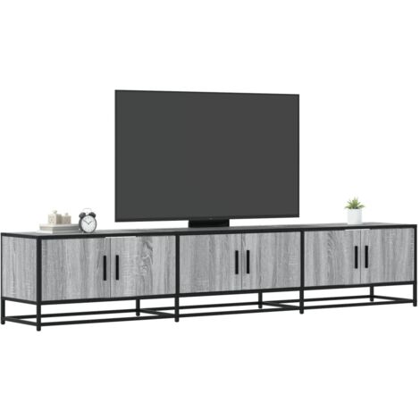 Meuble TV, Banc TV, Armoire de rangement sonoma gris 210x35x41 cm bois d'ingénierie FR484188 DESIGN IN (1/5)