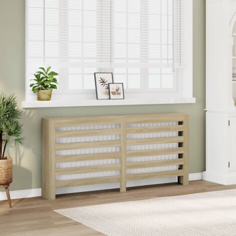 Cache-radiateur, Équipement pour radiateur chêne sonoma 175x20x82 cm bois d'ingénierie DESIGN IN538927