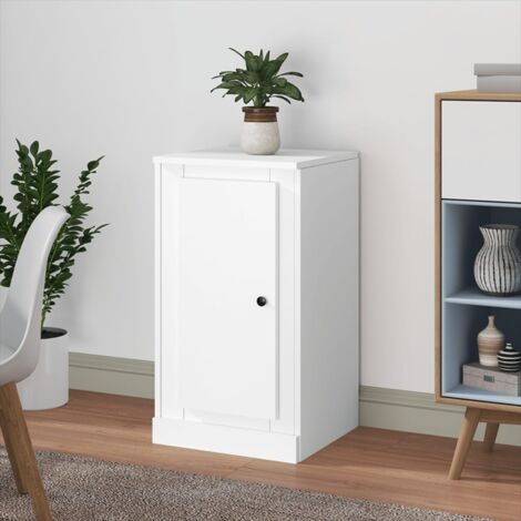 Buffet, Bahut, Meubles de rangement, Commodes blanc 37,5x35,5x67,5 cm bois d'ingénierie WFE633184 DESIGN IN (1/5)