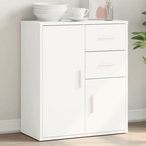 Buffet, Bahut, Meubles de rangement, Commodes blanc 60x31x70 cm bois d'ingénierie WFE651819 DESIGN IN (1/5)