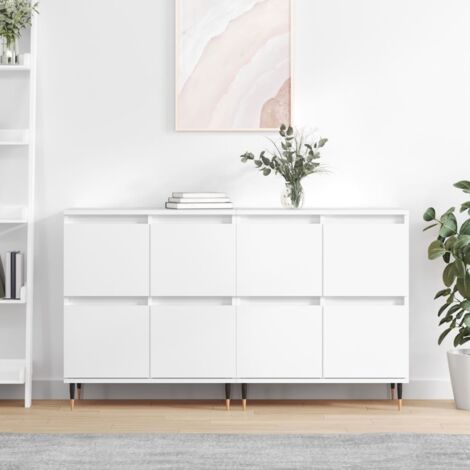 Buffets 2 pcs, Enfilades, Armoires de cuisine blanc bois d'ingénierie WFE786884 DESIGN IN (1/5)