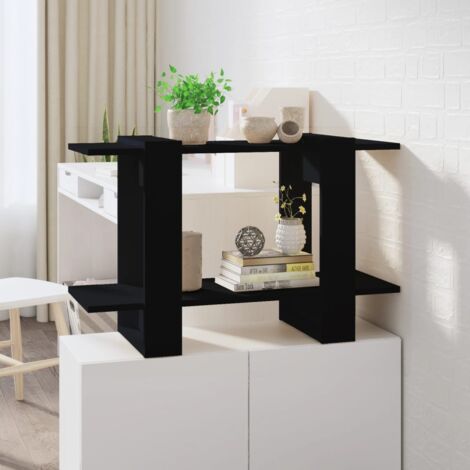 Bibliothèque, Meuble Étagère, Séparateur de pièce Noir 80x30x51 cm WFE224331 DESIGN IN (1/5)