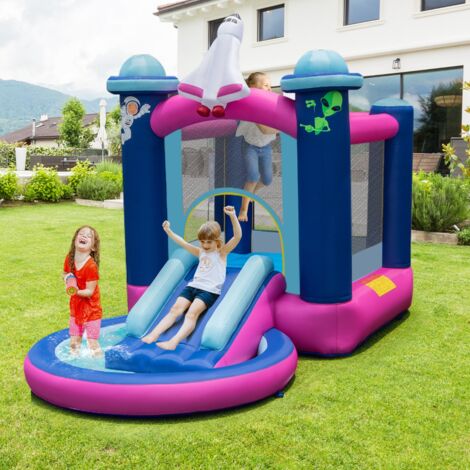 Tapis De Toboggan Gonflable Toboggan Aquatique Double Tapis De Glisse En PVC Pour Enfants En
