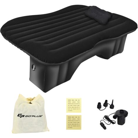 Matelas Gonflable Voiture Pour Renault Trafic III - Noir, PVC Floqué