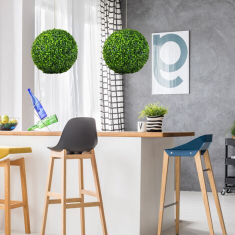 2 Boules de Buis Artificielles 40 cm Résistantes aux UV Plantes de Faux en Boules Topiaire Décoratives pour Intérieur Extérieur CW1114 Maison Chic (1/5)