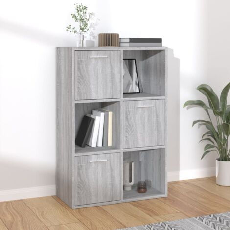 Armoire de rangement, Meuble rangement haut pour Salon sonoma gris 60x29,5x90 cm con165614 DESIGN IN (1/5)